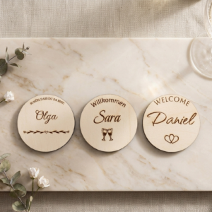 Personalized Wooden Place Cards for Weddings & Events