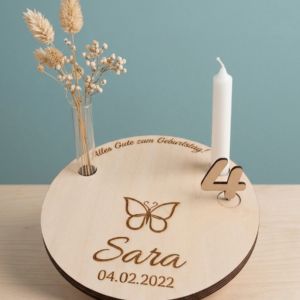 Personalized Wooden Birthday Board | Custom Birthday Decor