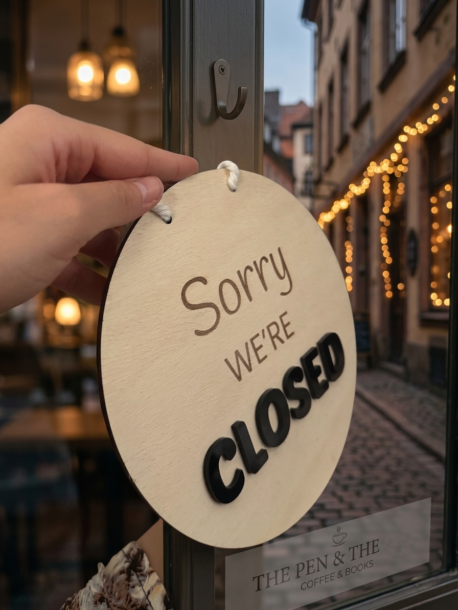 Open Closed Sign for Business – Double-Sided Wooden Door Sign - Image 4